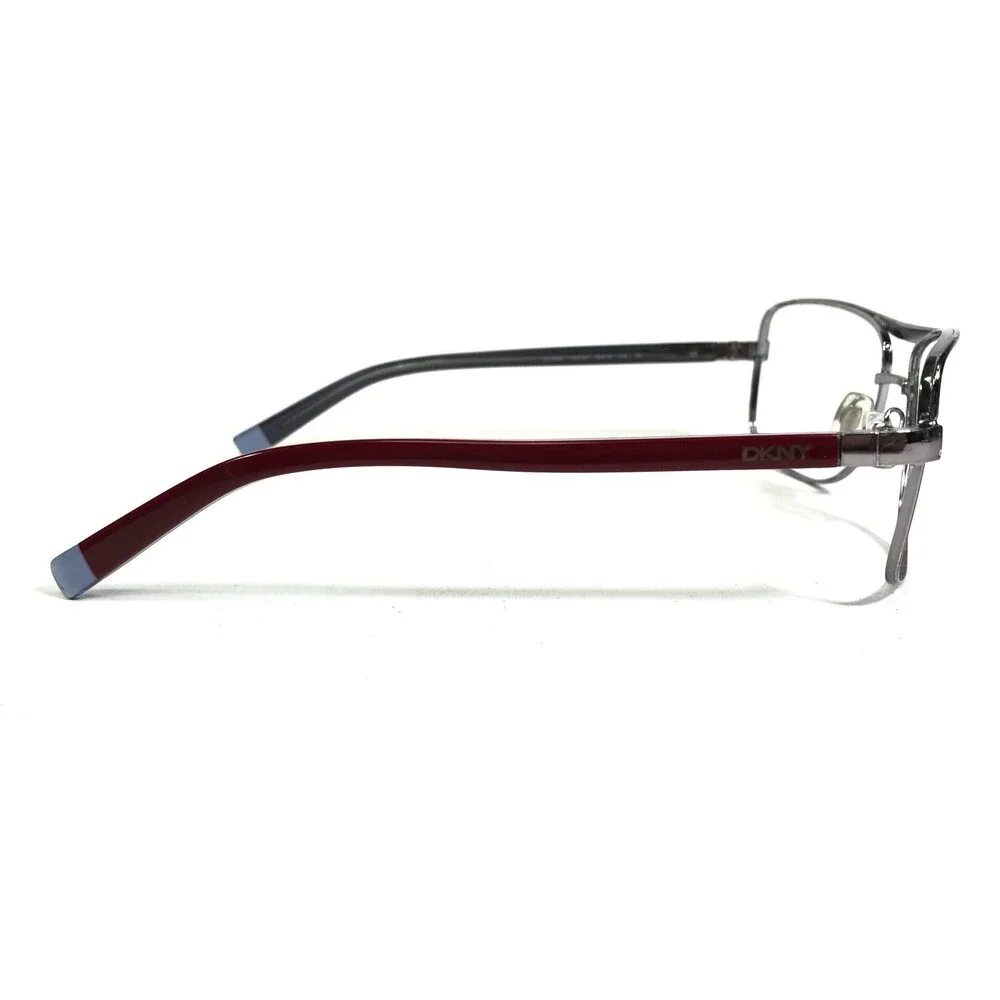 DKNY Eyeglasses Frames DY 5050 1003/87 Red Silver Square Full Rim 58-16-135